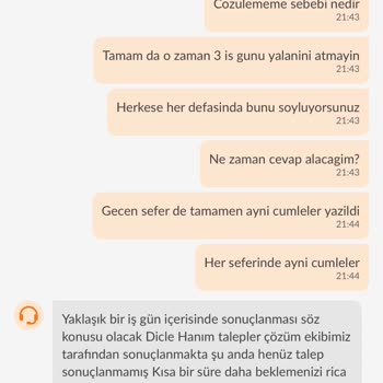 Siparişim Teslim Edilmedi, Yalan Bilgiyle Oyalandım