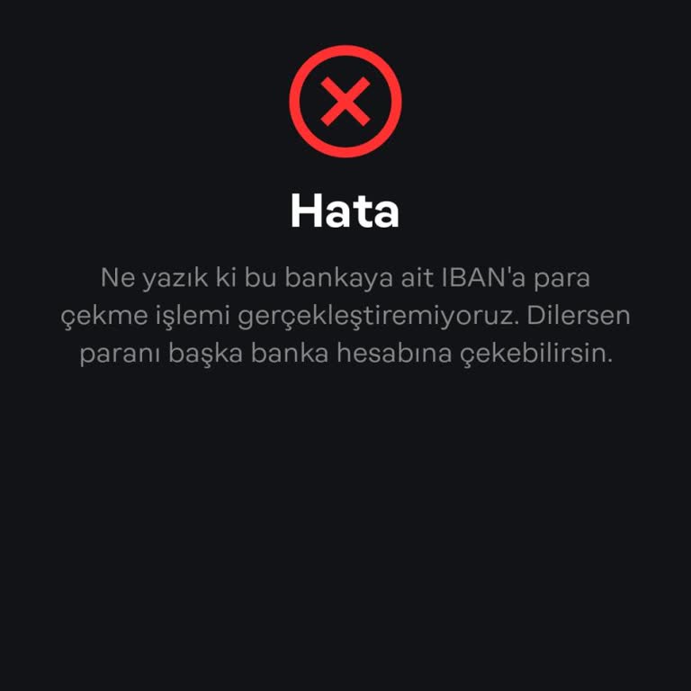 Papara Hesabımdaki Paramı Çekemiyorum