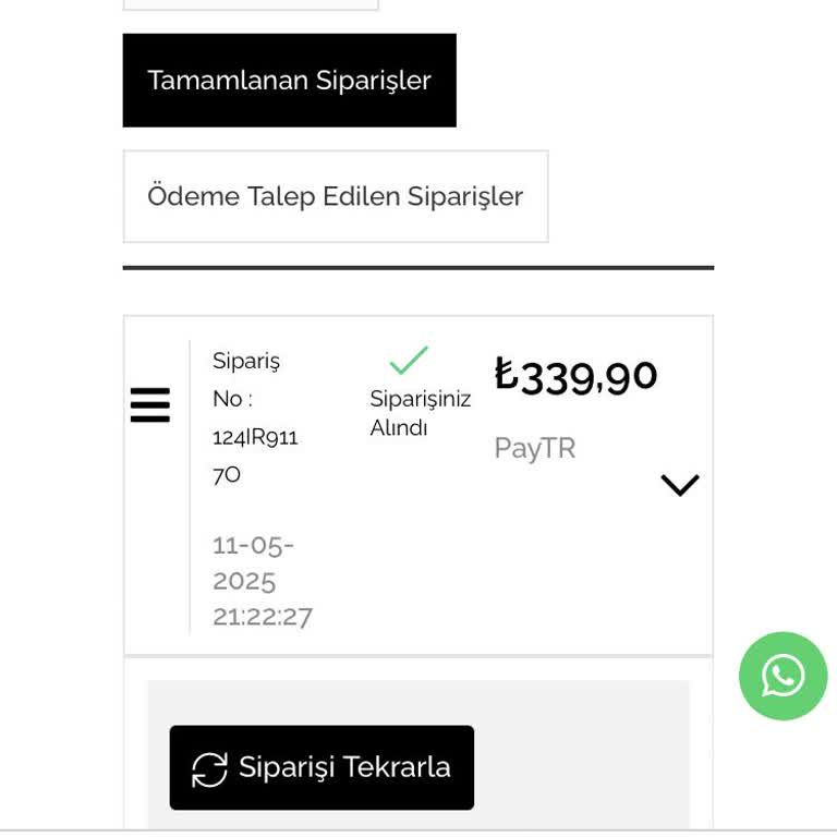 Nevresim Takımı Siparişim Bir Türlü Kargoya Verilmedi