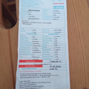 Sayaç Okunmadığı İçin Yüksek Fatura Mağduriyeti