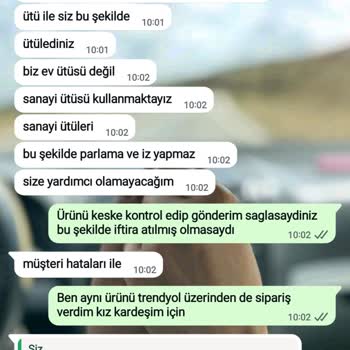Kusurlu Ürün Gönderildi, Değişim Yapılmadı Ve Mağdur Edildim