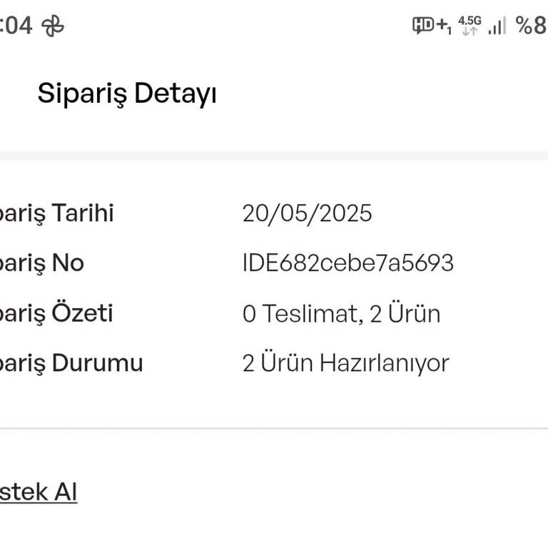 Sipariş Edilen Lastikler Gönderilmedi, İade Ve Bilgilendirme Yapılmadı