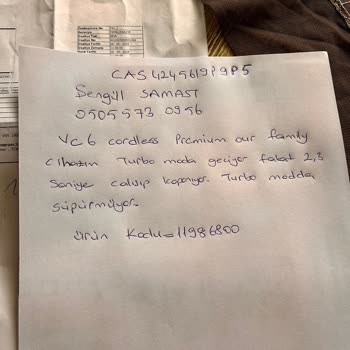 Karcher Süpürge Servisinde Yaşanan Sorun Ve Batarya Kaybı