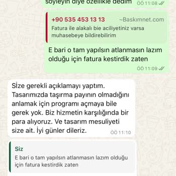 Broşür Siparişimde Kötü Baskı Ve Sorumsuz Müşteri Hizmeti Deneyimi