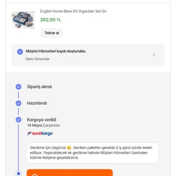 Kargom Kayboldu Hepsiburada Ve Sürat Kargo Çözüm Sunmuyor
