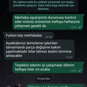 Ayakkabı Tamiri Siparişim Bir Ayı Geçti, Hâlâ Teslim Edilmedi
