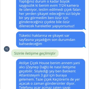 Taze Çiçek'ten Süregelen Teslimat Sorunu Ve Müşteri Memnuniyetsizliği