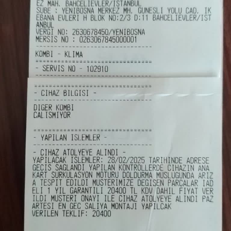 Kombi Bakımında Süreç Yönetimi Ve Hizmet Sorunu