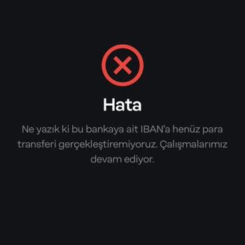 Papara Hesabımdan IBAN'a Para Gönderemiyorum!
