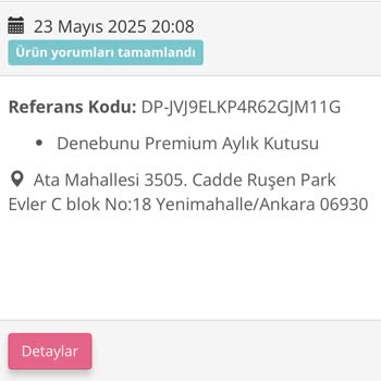 Denebunu Premium Kutularının İçeriği Yetersiz Ve Tekrarlı