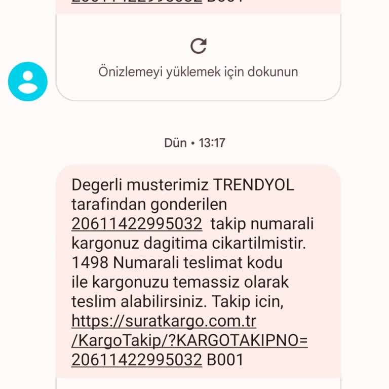 Sürat Kargo Teslimat Yapmadan Ürünü İade Ediyor