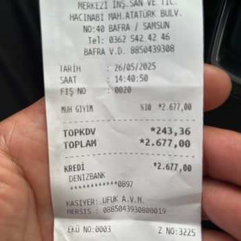 Addax Bafra Şubesinde Yasal İade Hakkım Engellendi