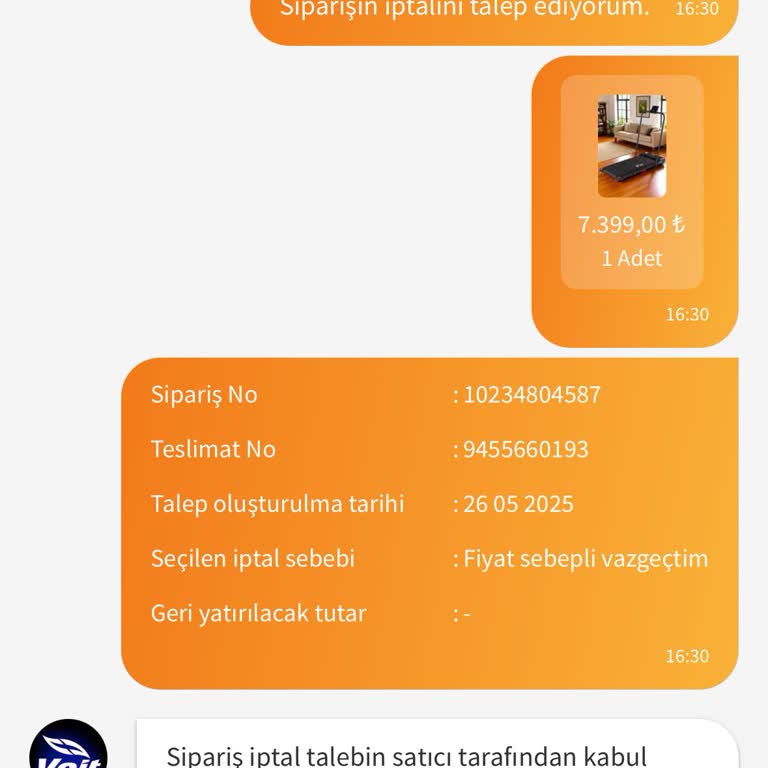 İptal Edilemeyen Sipariş Ve Müşteri Mağduriyeti