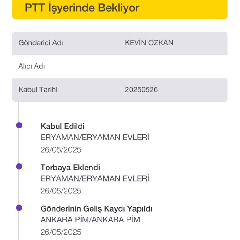 Kargo Teslimatında İletişimsizlik Ve Mağduriyet Yaşıyorum