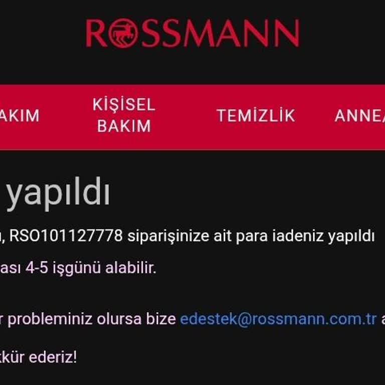 İade İşlemi Gerçekleşmedi, Destek Alamıyorum