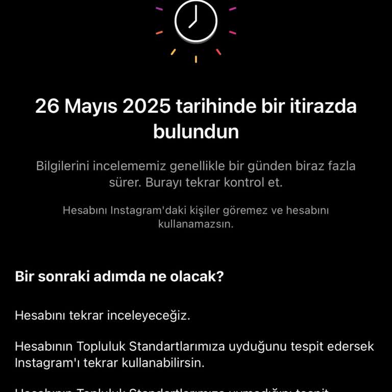 Instagram Hesabım Haksız Yere Askıya Alındı