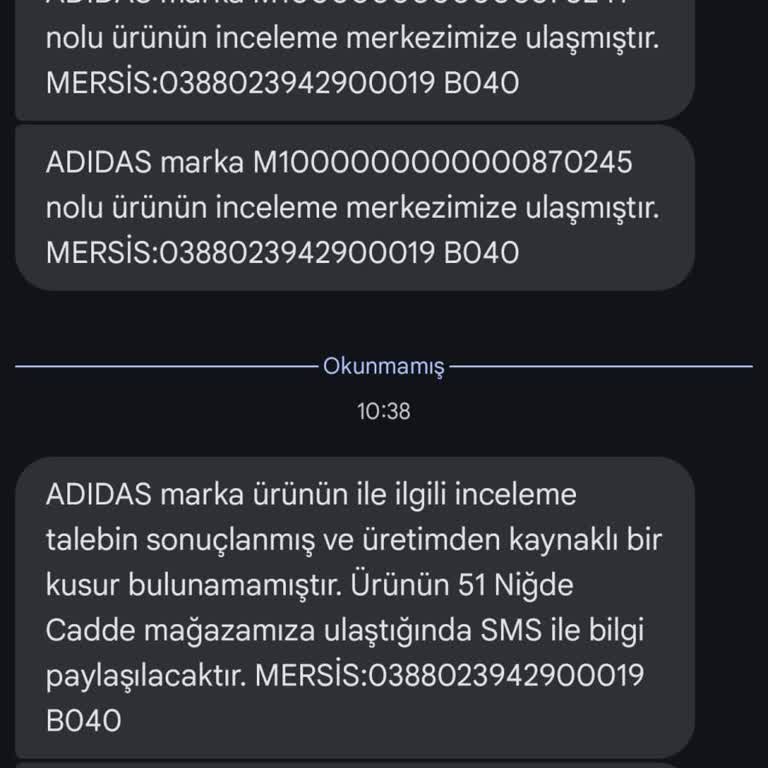Bir Kez Giyilen Adidas Ayakkabıda Çöküntü Ve Çizgi Oluştu, Garanti Kabul Etmedi