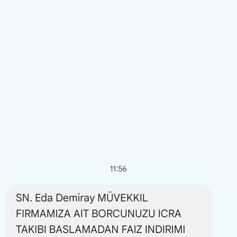 İzinsiz Kişisel Veri Kullanımı Ve Asılsız Borç Mesajı Mağduriyeti