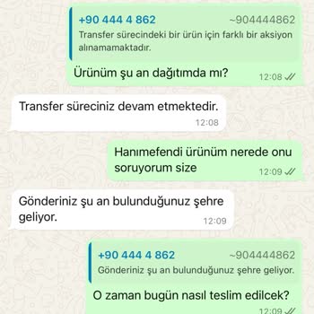 Siparişim Kayıp Destek Yok Kolay Gelsin Kargom Nerede
