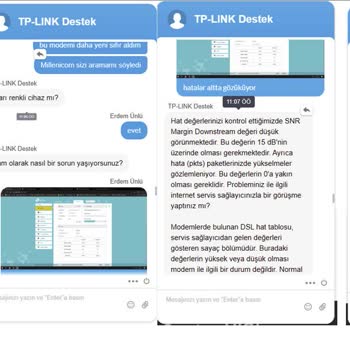 TP Link Modem Arızası Ve Yetersiz Teknik Destek Nedeniyle İşimde İnternet Kopmaları Yaşadım