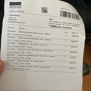 Siparişimde Yanlış Ürünler Ve Ulaşılmaz Müşteri Hizmetleri