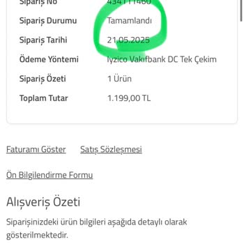 Teslim Edilmeden Tamamlanan Sipariş Ve Yetersiz Destek