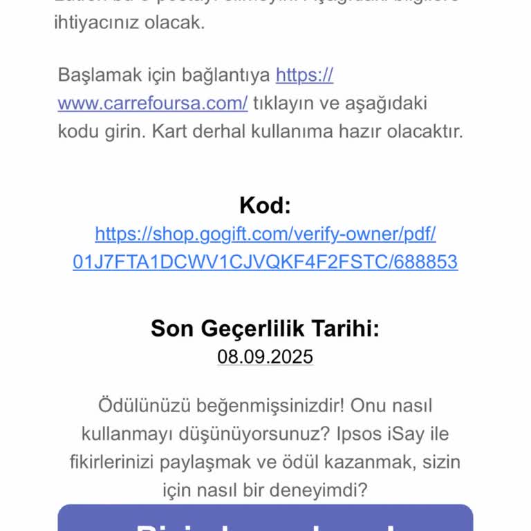 Carrefour SA Dijital Kodumu Kullanamıyorum, Mağaza Çalışanları Yardımcı Olmuyor