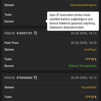 Kazancım Silindi Hesabım Kapatıldı Param Ödenmiyor
