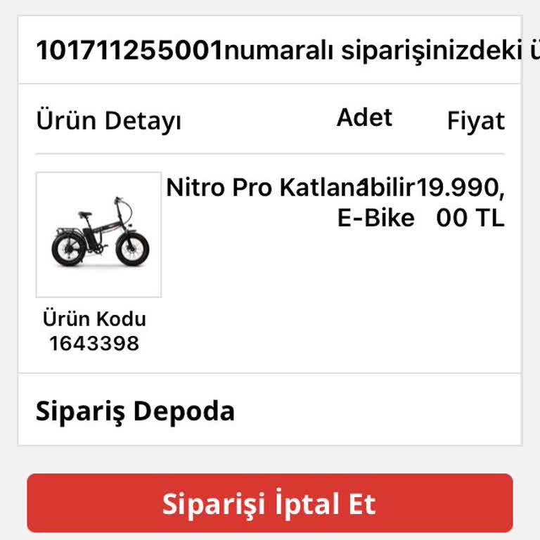 BİM İptal Edilen Siparişin Parasının İadesi Yapılmıyor