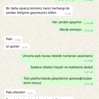 Kötü Kokulu Ürün Ve İade Sorunları Nedeniyle Hayal Kırıklığı