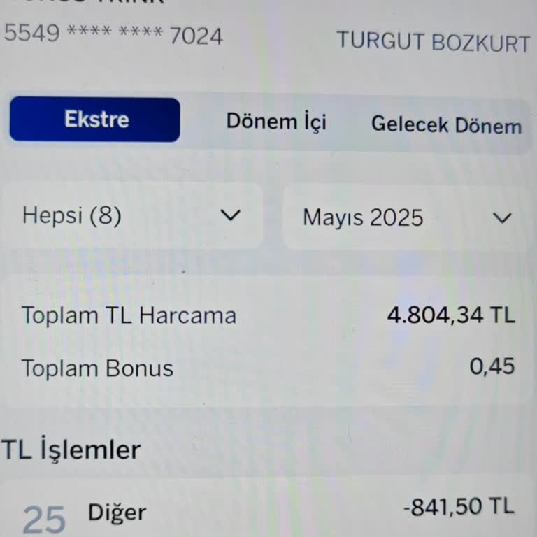 Haksız Kredi Kartı Üyelik Ücretinin İadesini Talep Ediyorum