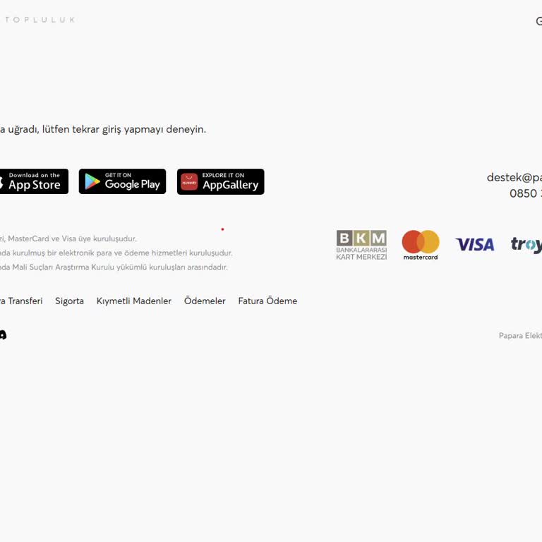 Papara Hesabıma Erişemiyorum, Param Ve Birikimlerim Riskte