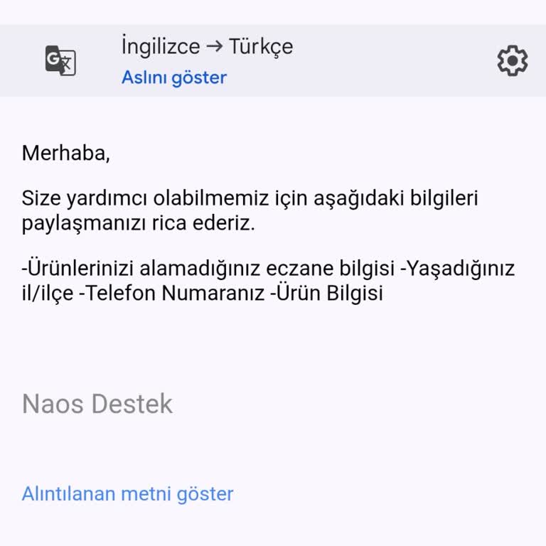 Bioderma Naos Uygulamasından Aldığım Ürünü Teslim Alamıyorum