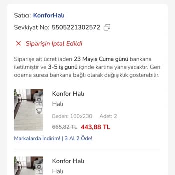 Stokta Olan Ürünler Satıcı Tarafından İptal Edilip Fiyatı Artırıldı