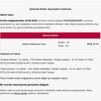 Sipariş Verilen Ürünün Sürekli Temin Edilememesi Ve Satışta Gösterilmeye Devam Etmesi