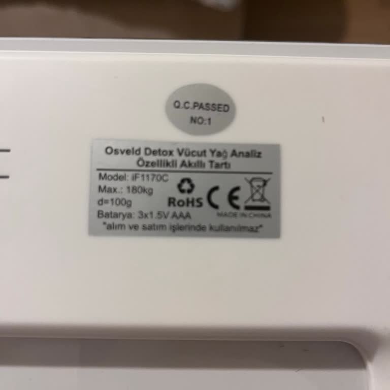 Arızalı Baskül Ve Ulaşılamayan Müşteri Hizmeti