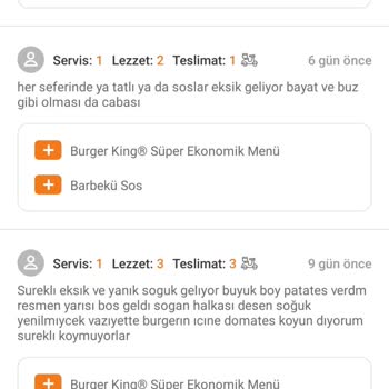 Burger King Akçakoca'da Sürekli Hayal Kırıklığı Ve Mağduriyet!