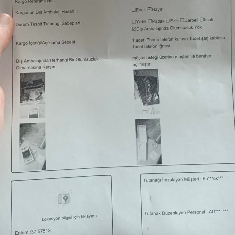 Eski Telefonum Kayboldu, Bilgilendirme Ve Ödeme Yapılmadı