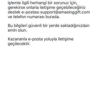Çanta Çekilişi Sonrası Kartımdan Para Çekildi Ve Geri Dönüş Alamadım