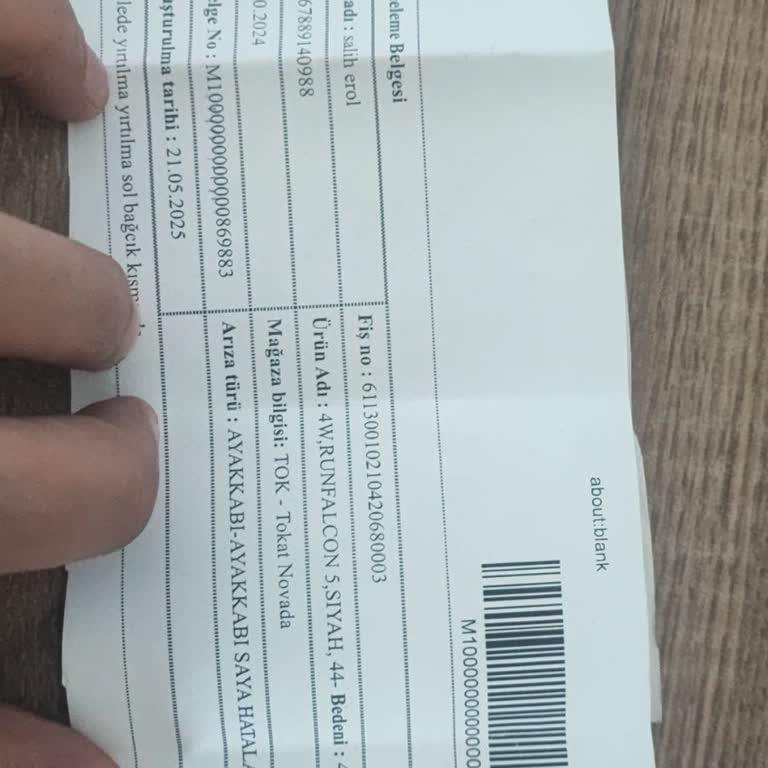 Garanti Kapsamında Red Edilen Adidas Ayakkabı Üst Filesi Sorunu