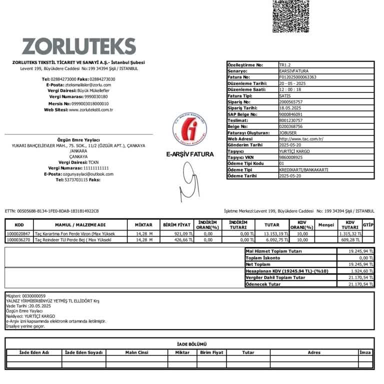 Sipariş Sürecinde Mağduriyet Ve İletişim Sorunu