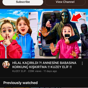 YouTube'da Çocuklara Uygun Olmayan Korkutucu Ve Argo İçeriklerden Şikayet