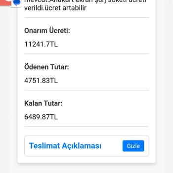Yüksek Onarım Ücreti Ve İade Talebi
