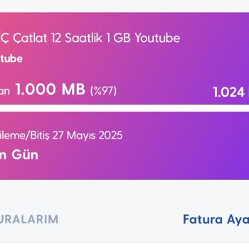YouTube Hediyesi Kullanılamıyor, Paketimden Düşülüyor