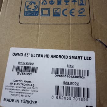 Garanti Süresi Sonrası Onvo Televizyonun Bozulması Ve Müşteri Hizmetlerinin İlgisizliği