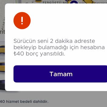 Yolculuk İptali Sonrası Ücret Yansıtılması Hakkında Şikayet