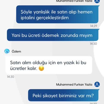 Turkcell GNC Uygulamasında Hatalı İşlem Ve Yetersiz Müşteri Desteği