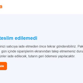 Hepsiburada'da Yarın Kapında Ürünlerim Teslim Edilmedi, Müşteri Hizmetleri Sorunu Çözmüyor