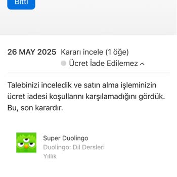 Kullanılmayan Uygulama İçin Onaysız Yenileme Ve İade Sorunu