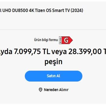 Samsung Taahhüt Ettiği TV Modelini Göndermedi Mağdur Edildim